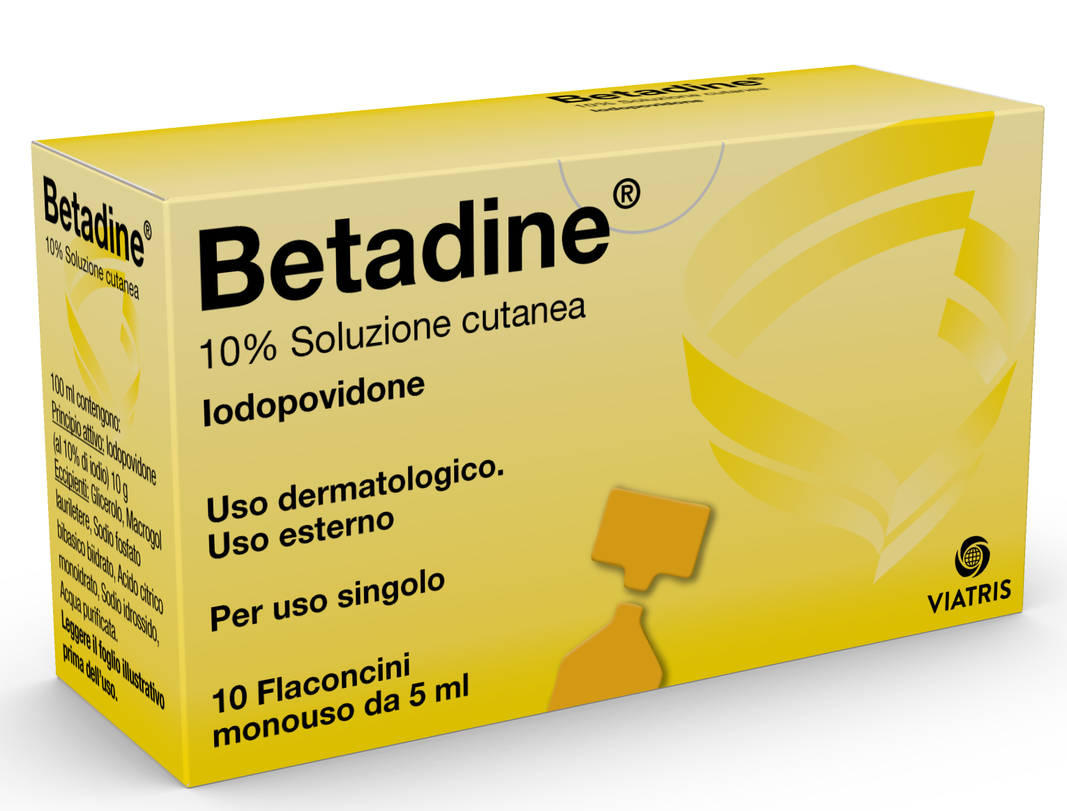 BETADINE*SOL CUT 10FL 5ML 10% - FARMACIA33
