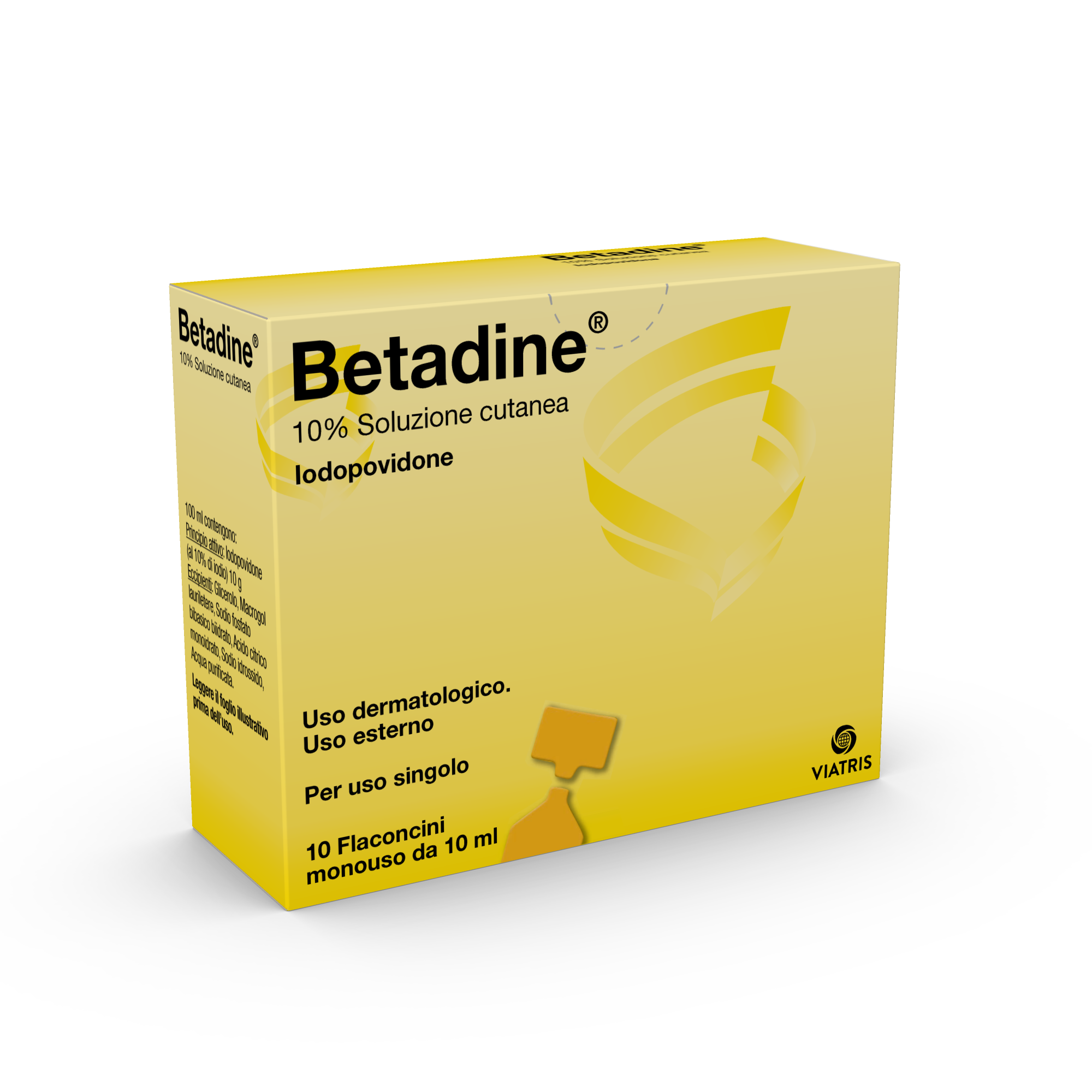 BETADINE*SOL CUT 10FL 10ML 10% - FARMACIA33