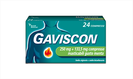GAVISCON*24CPR MENT250+133,5MG - FARMACIA33