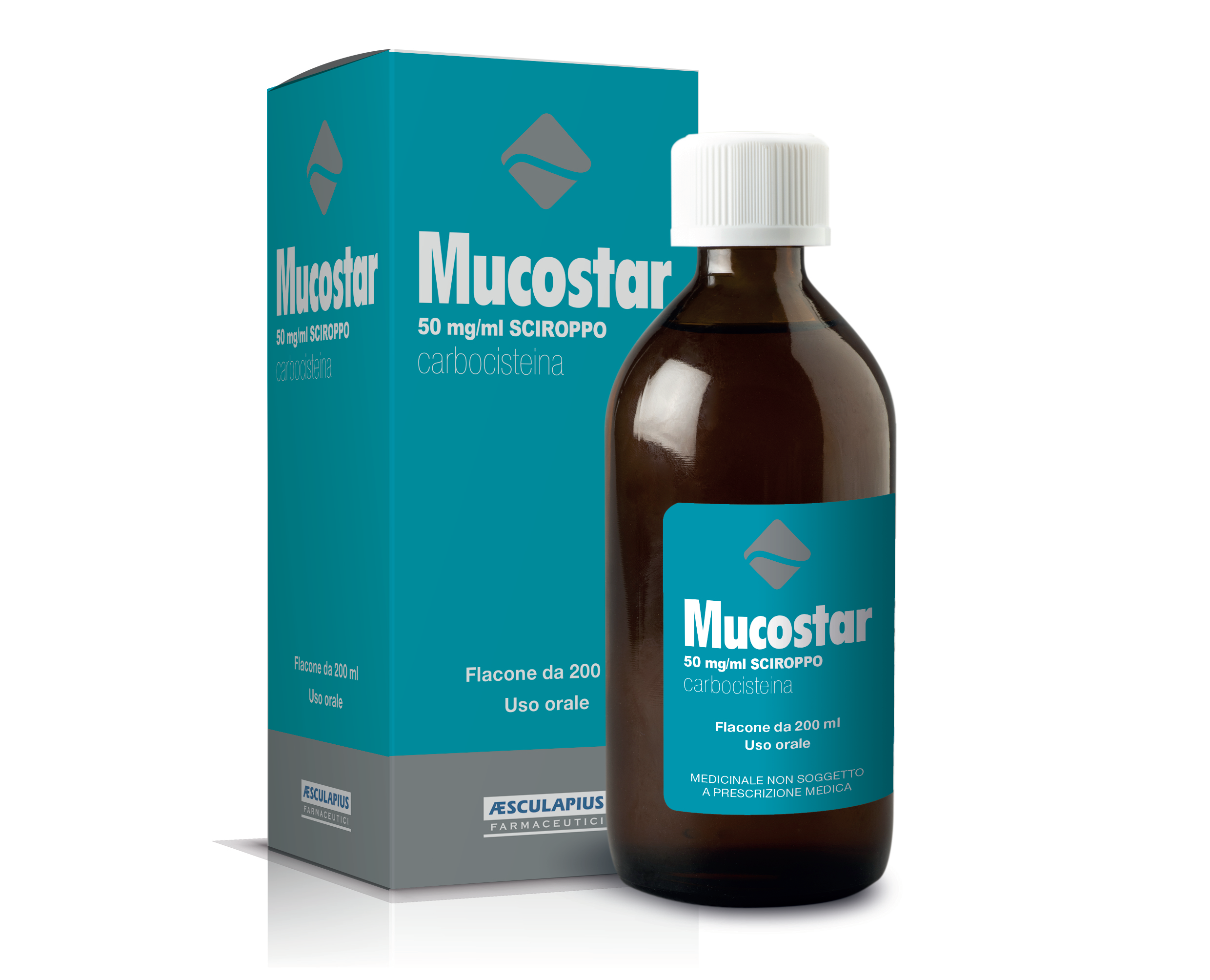 MUCOSTAR*SCIR FL 200ML 50MG/ML - FARMACIA33