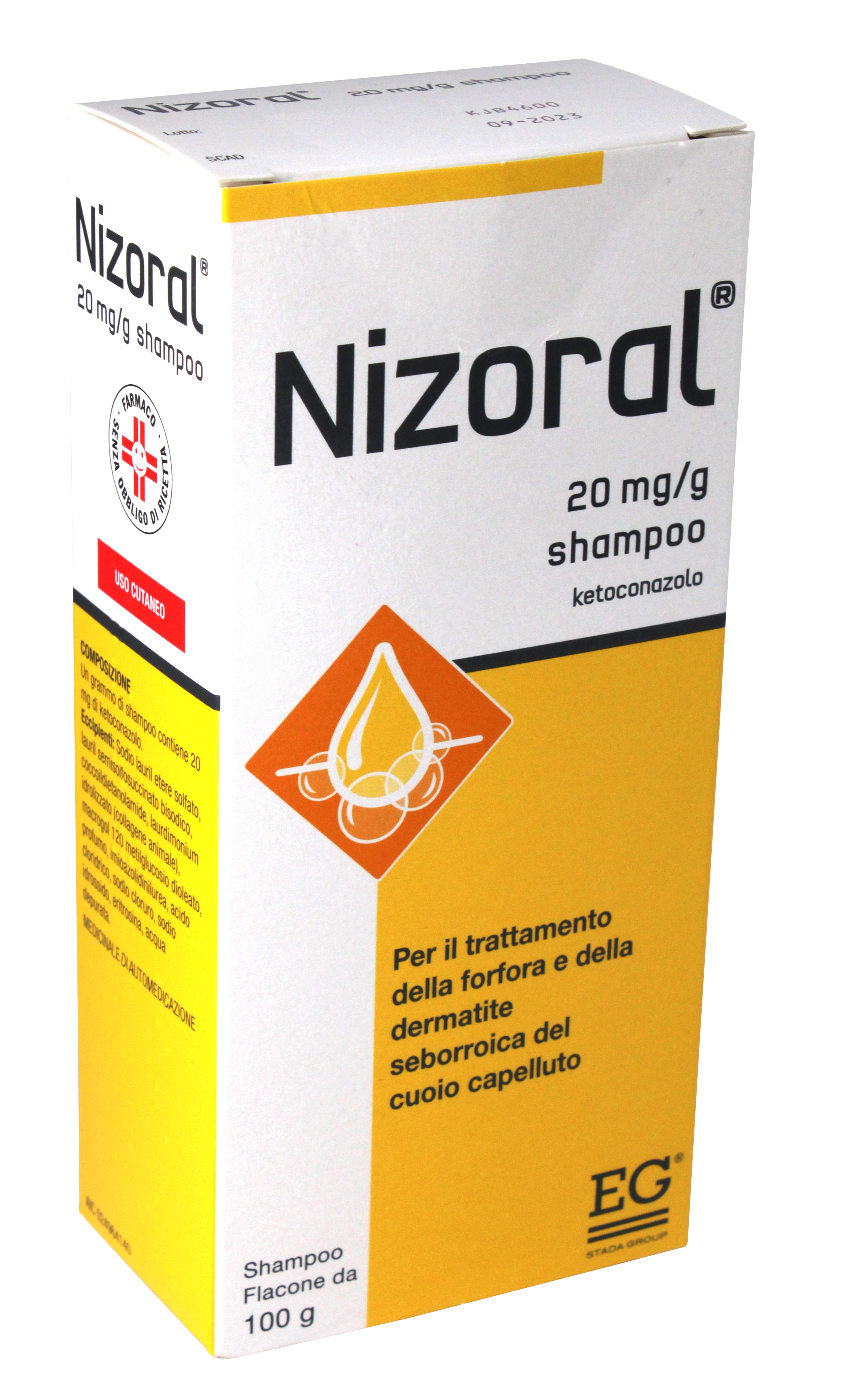 NIZORAL*SHAMPOO FL 100G 20MG/G - FARMACIA33