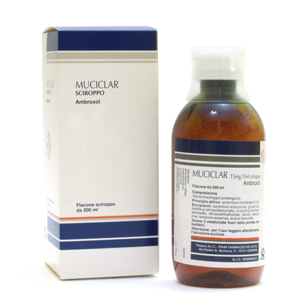 MUCICLAR*SCIR 200ML 15MG/5ML - FARMACIA33