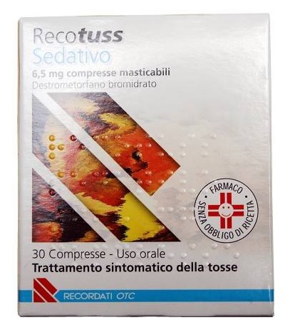 RECOTUSS SEDAT*30CPR MAST6,5MG - FARMACIA33