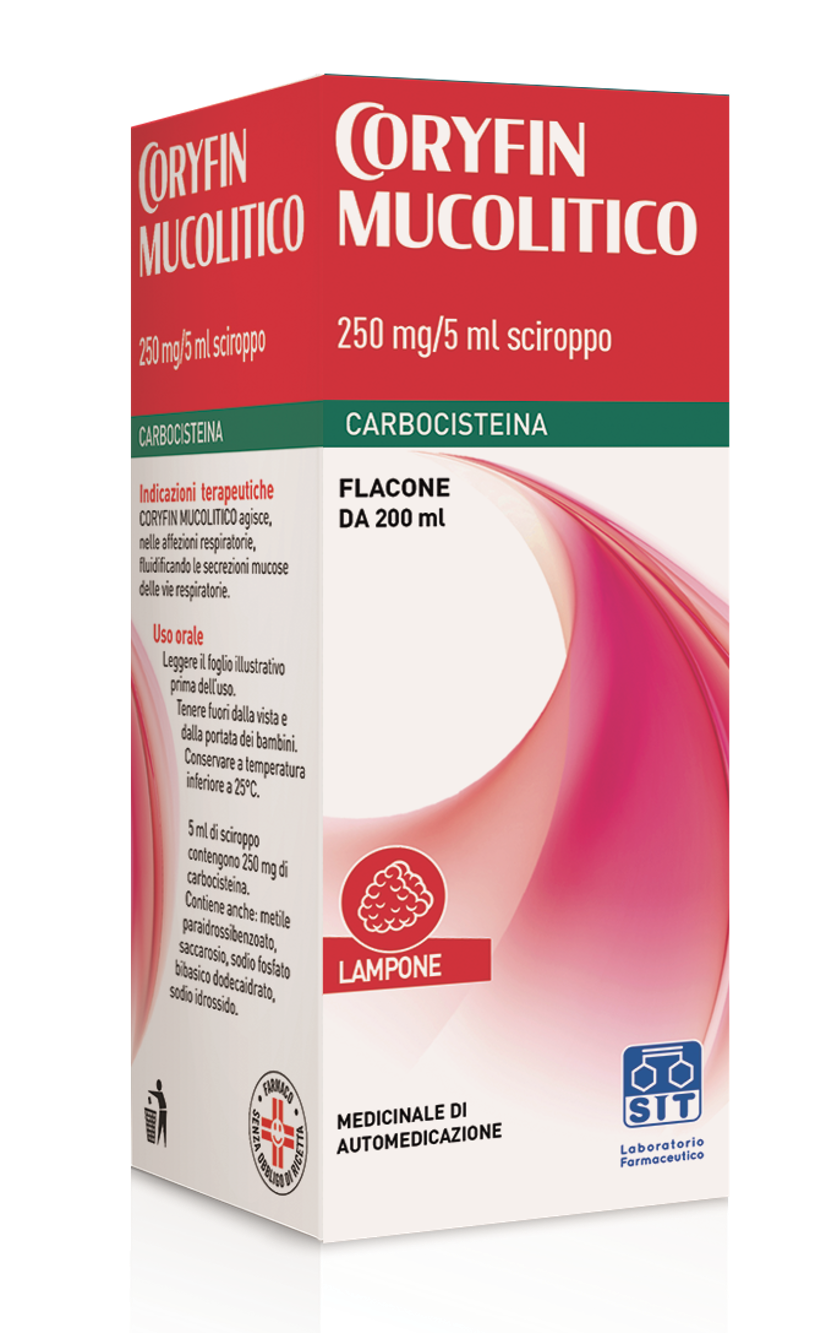 CORYFIN MUCOLITICO*SCIR 200ML - FARMACIA33