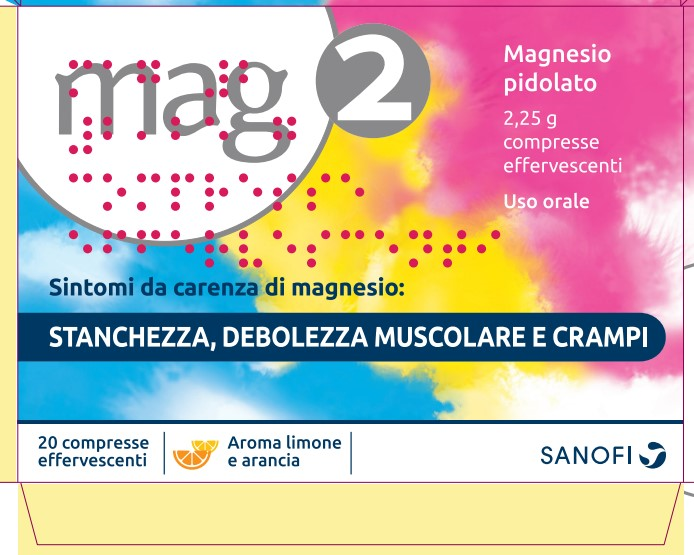 MAG 2*20CPR EFF 2,25G - FARMACIA33
