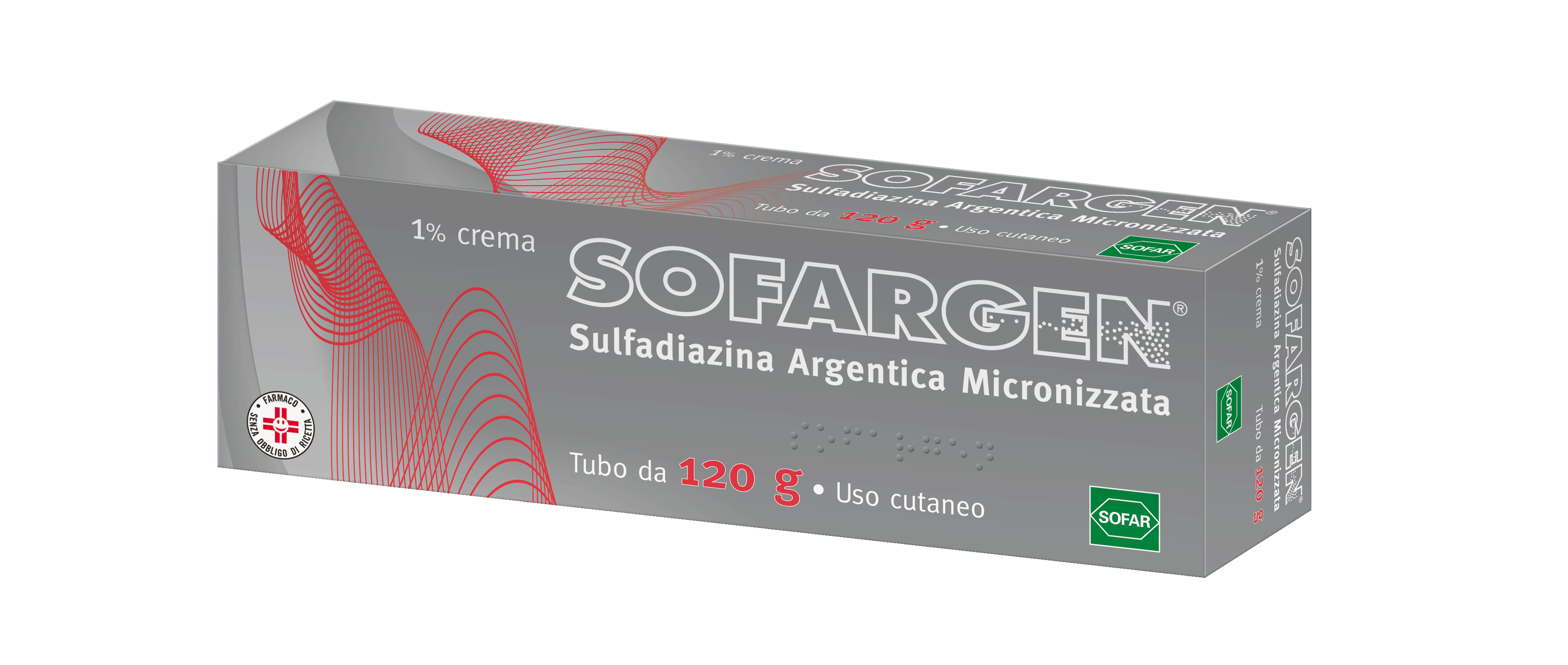 SOFARGEN*CREMA 120G 1% - FARMACIA33