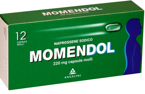 MOMENDOL*12CPS MOLLI 220MG - FARMACIA33