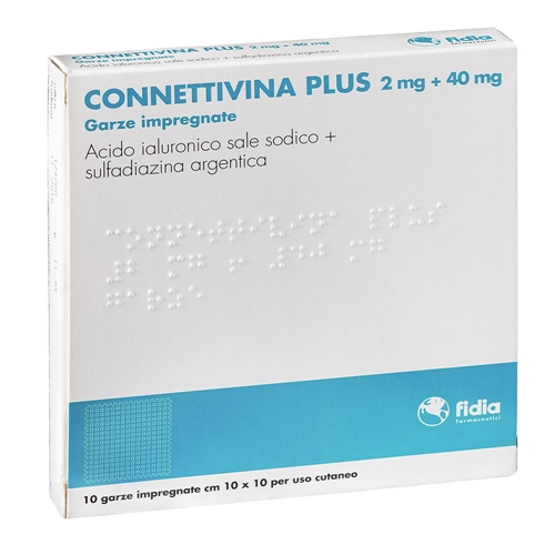 CONNETTIVINA PLUS*10GARZE10x10 - FARMACIA33