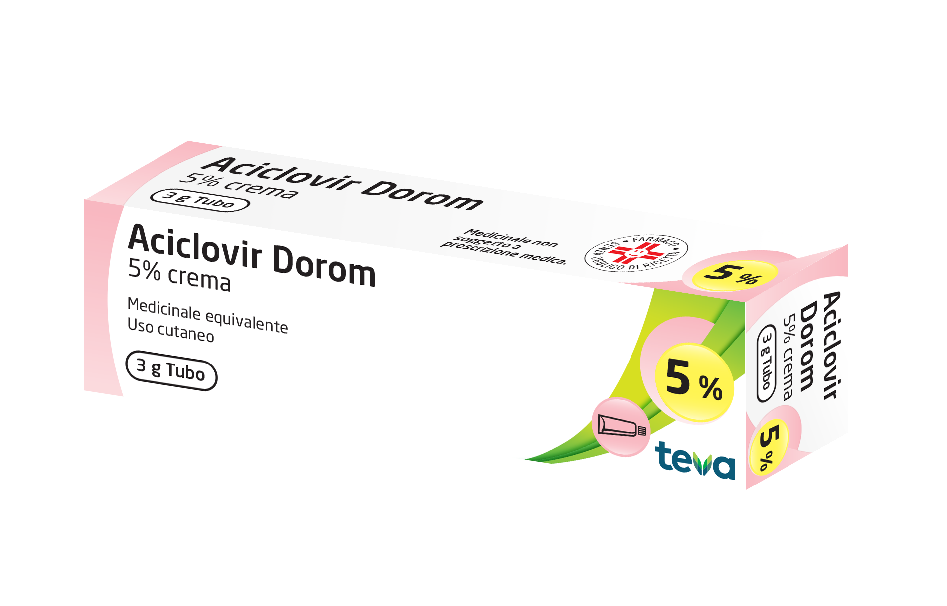 ACICLOVIR DOROM*CREMA 3G 5% - FARMACIA33