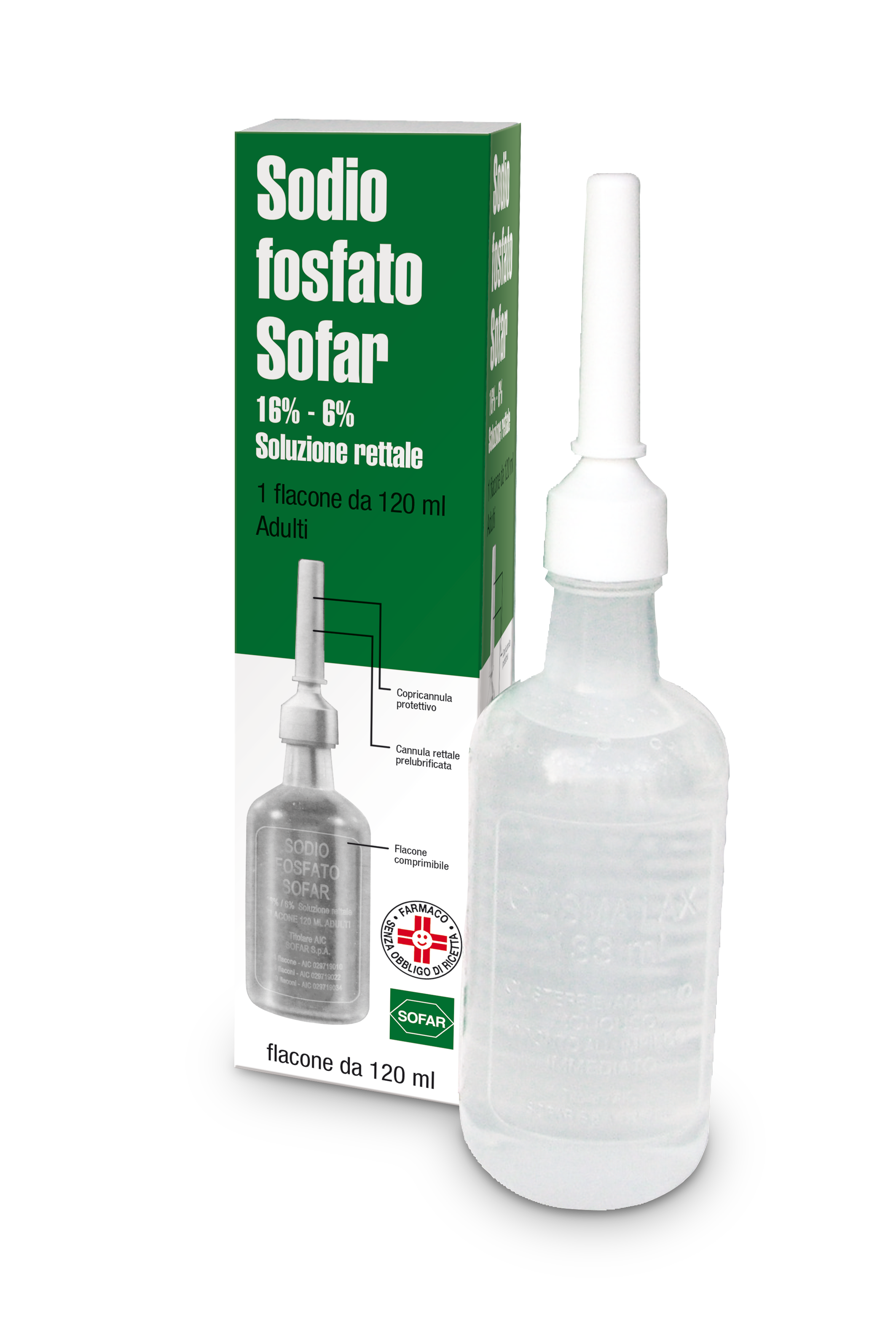 SODIO FOSFATO ALFA*RETT 120ML - FARMACIA33