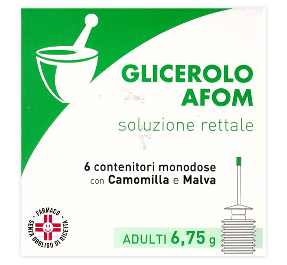 GLICEROLO AFOM*AD 6CONT 6,75G - FARMACIA33