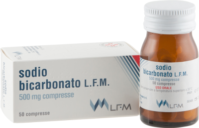 SODIO BICARB*50CPR 500MG FL - FARMACIA33