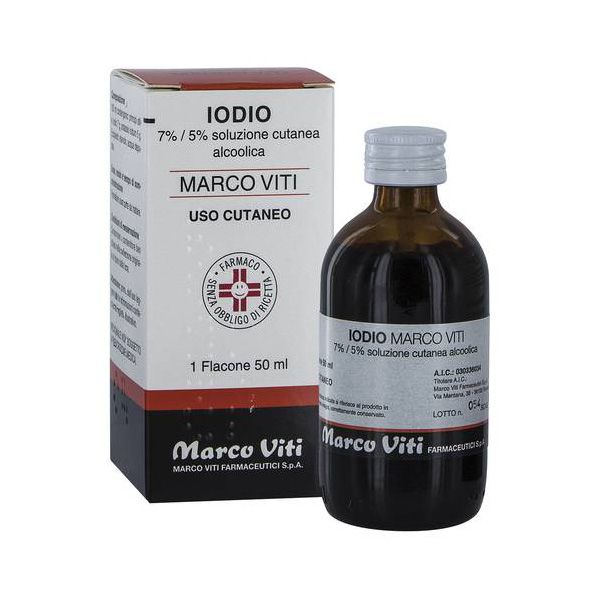 IODIO SOL ALCO I MV*50ML - FARMACIA33