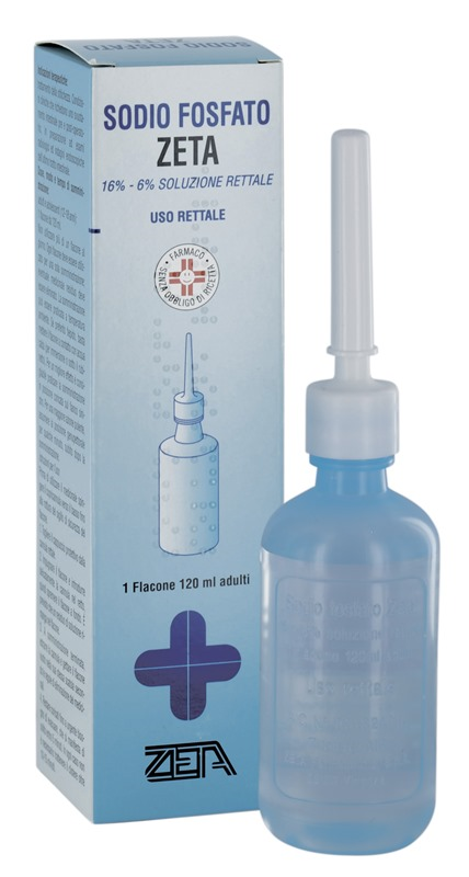 SODIO FOSFATO ZETA*RETT 120ML - FARMACIA33