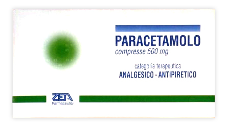 PARACETAMOLO ZETA*20CPR 500MG - FARMACIA33