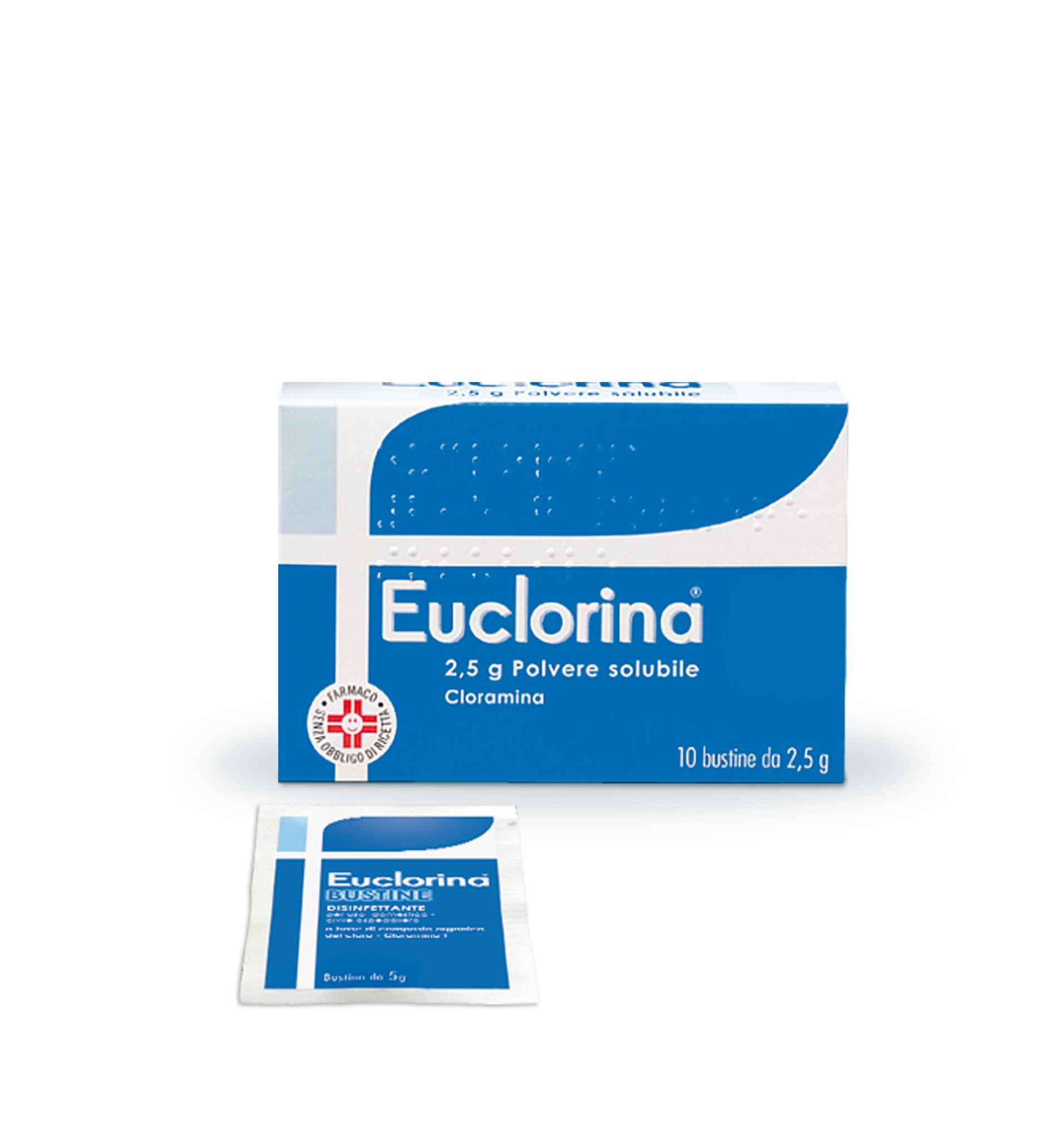 EUCLORINA*POLV SOL 10BUST 2,5G - FARMACIA33