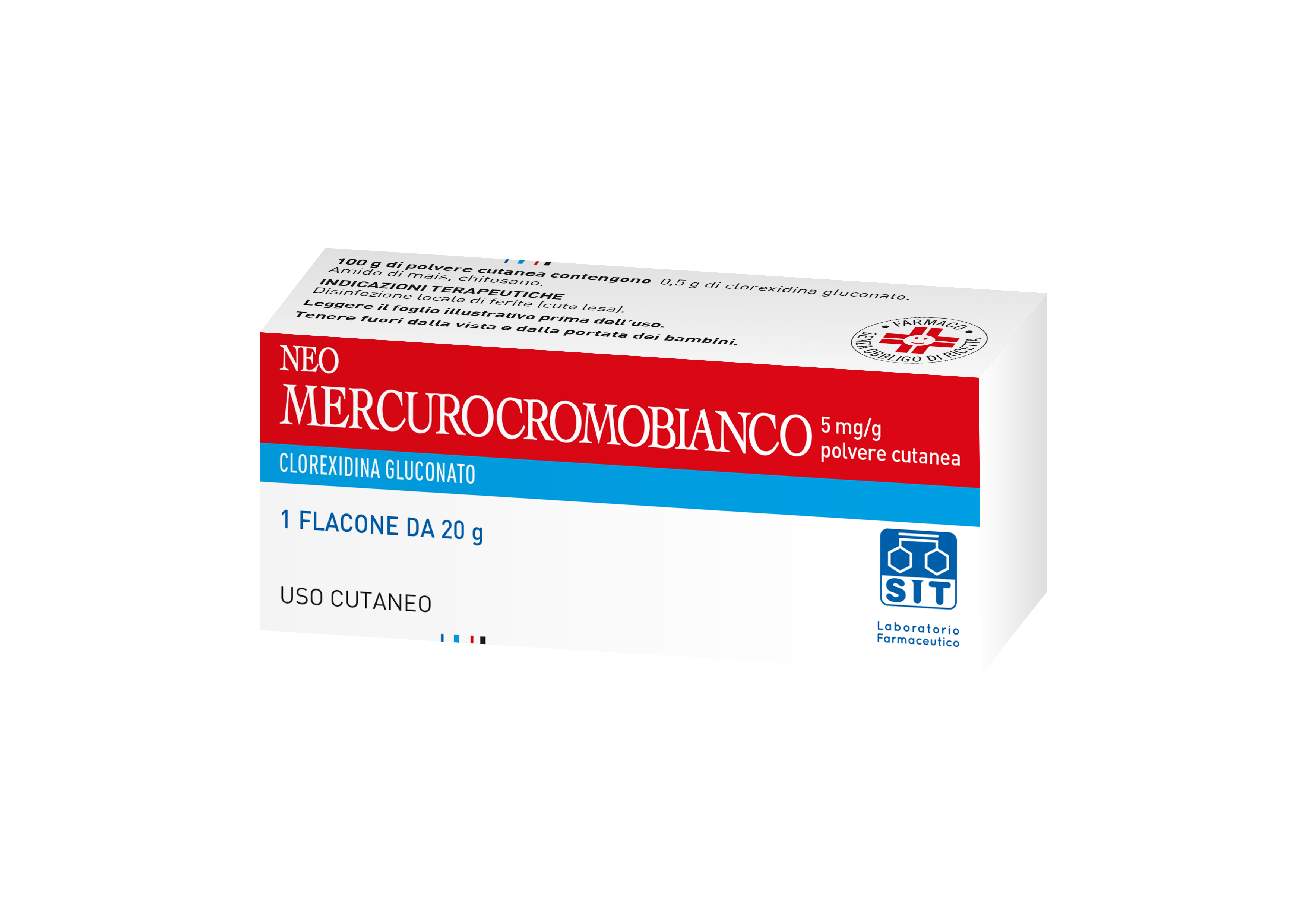 NEOMERCUROCROMO BIANCO*POLV20G - FARMACIA33