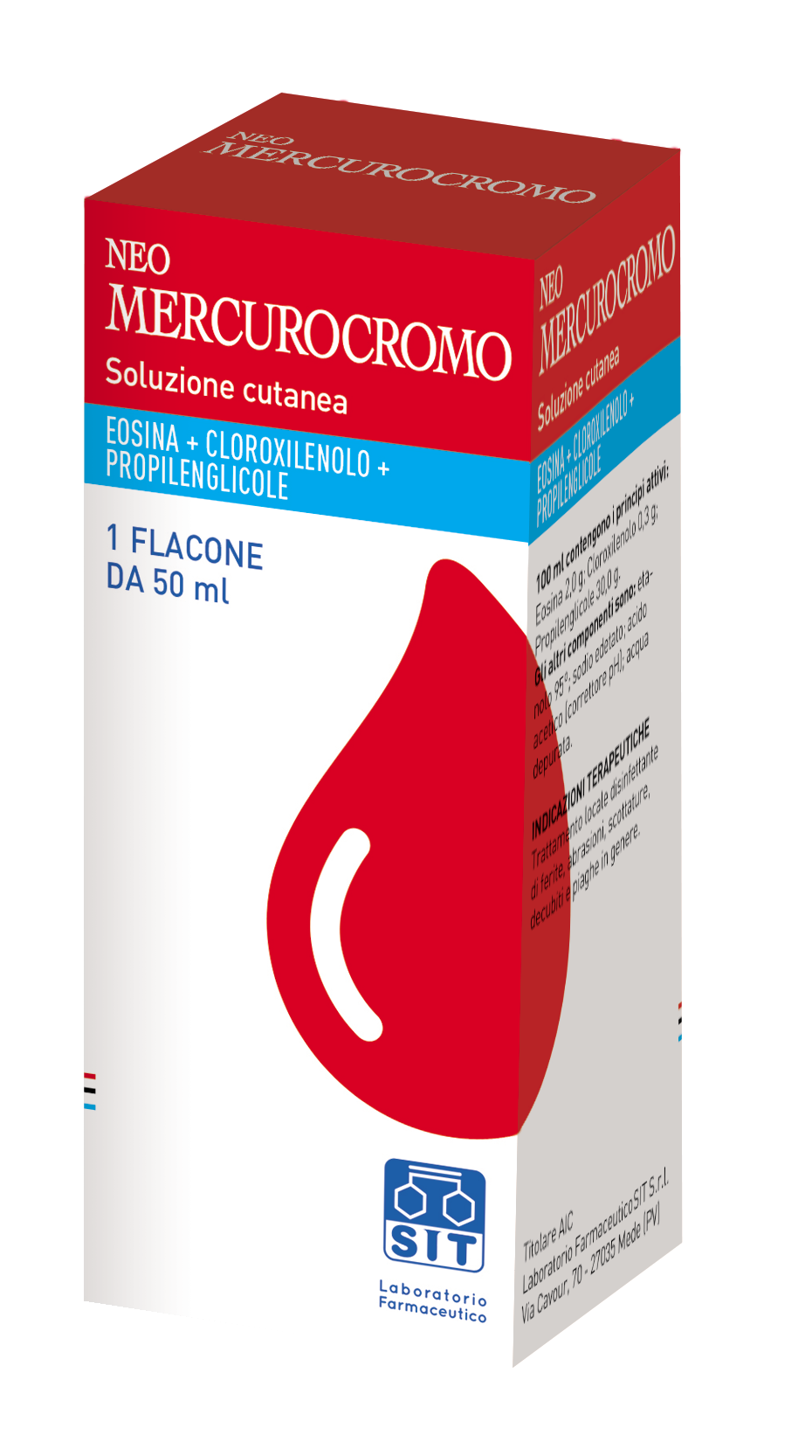 NEOMERCUROCROMO*SOLUZ FL 50ML - FARMACIA33