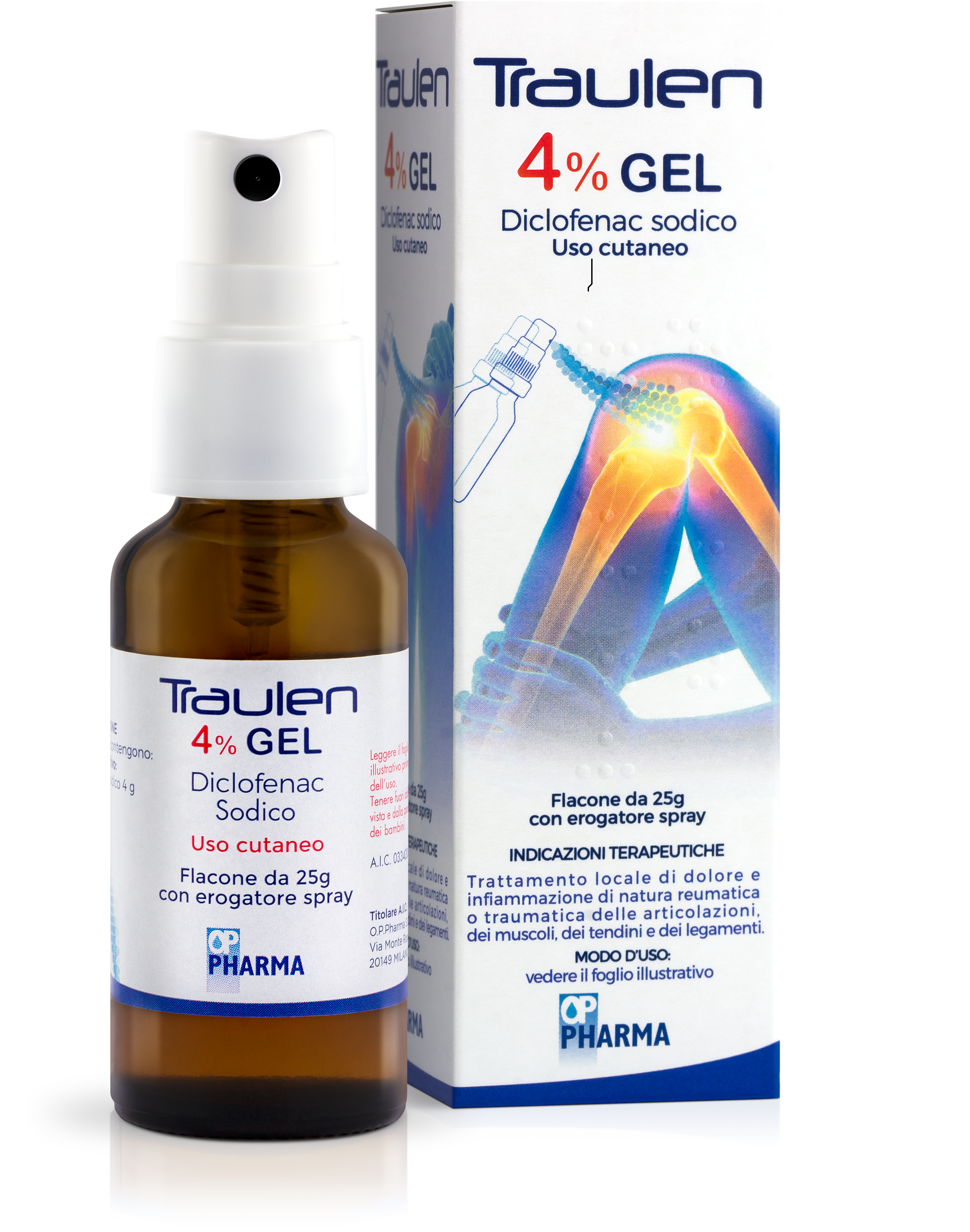 TRAULEN*GEL 4% FL 25G C/EROG - FARMACIA33
