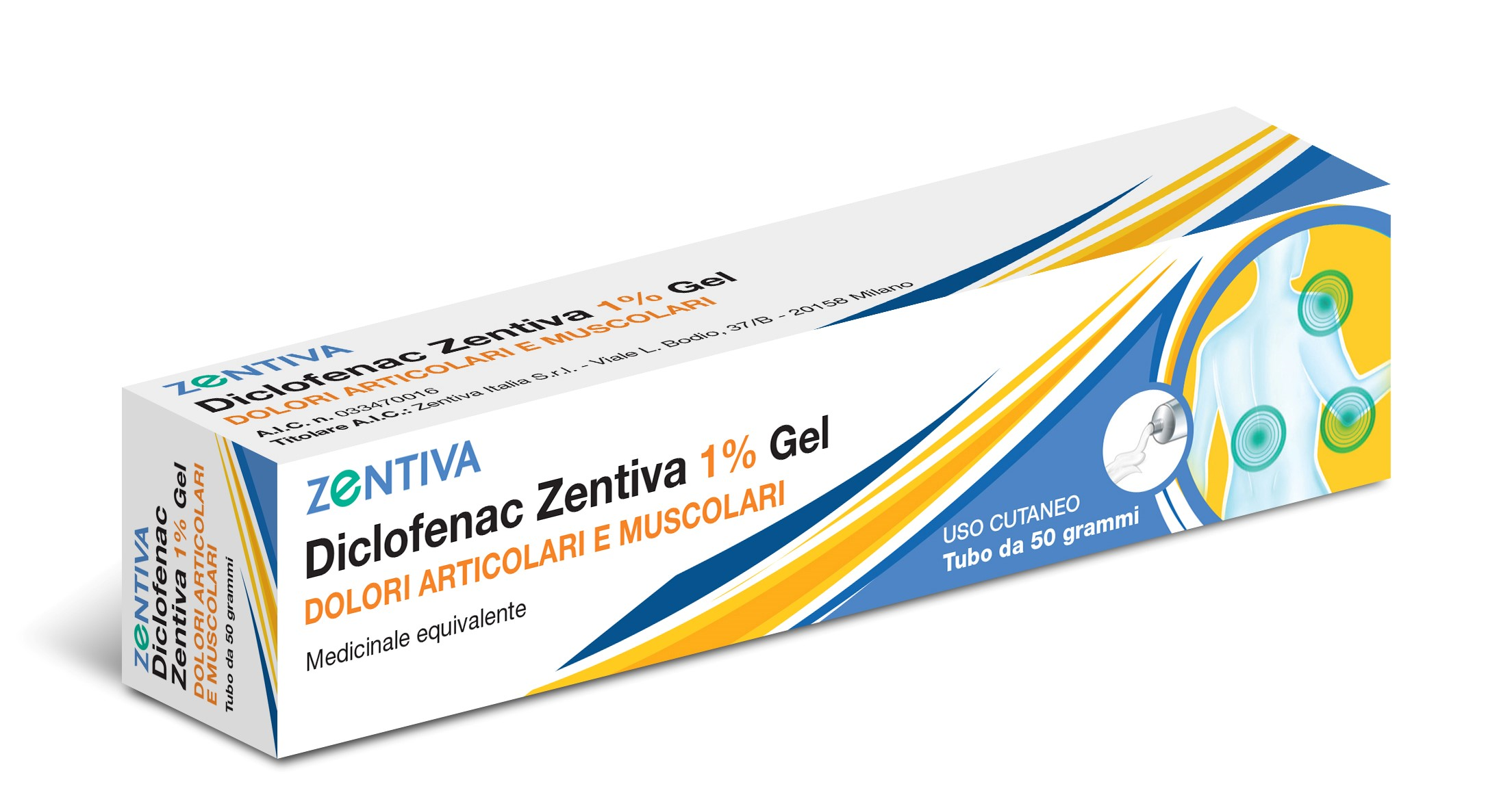 DICLOFENAC ZENTIVA*GEL 50G 1% - FARMACIA33