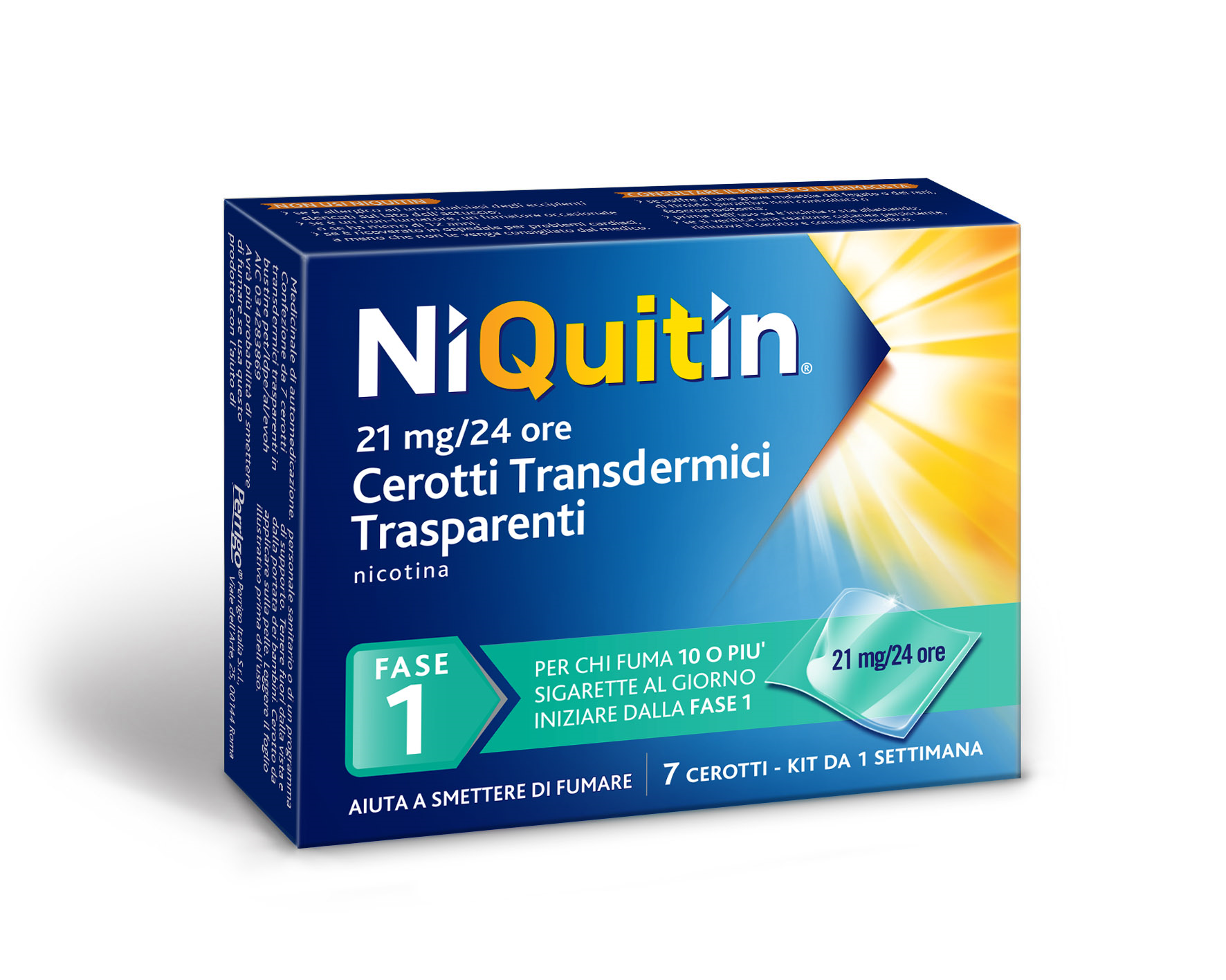 NIQUITIN*7CER TRANSD 21MG/24H - FARMACIA33