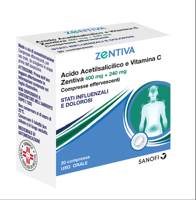 ACIDO ACETILS VIT C ZEN*20CPR - FARMACIA33