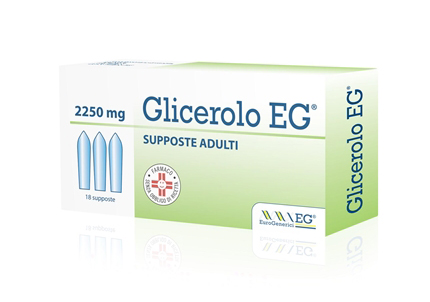 GLICEROLO EG*AD 18SUPP 2250MG - FARMACIA33