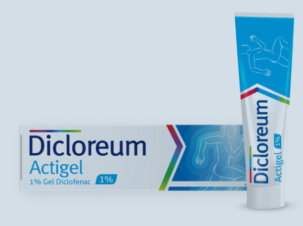 DICLOREUM ACTIGEL*GEL 100G 1% - FARMACIA33