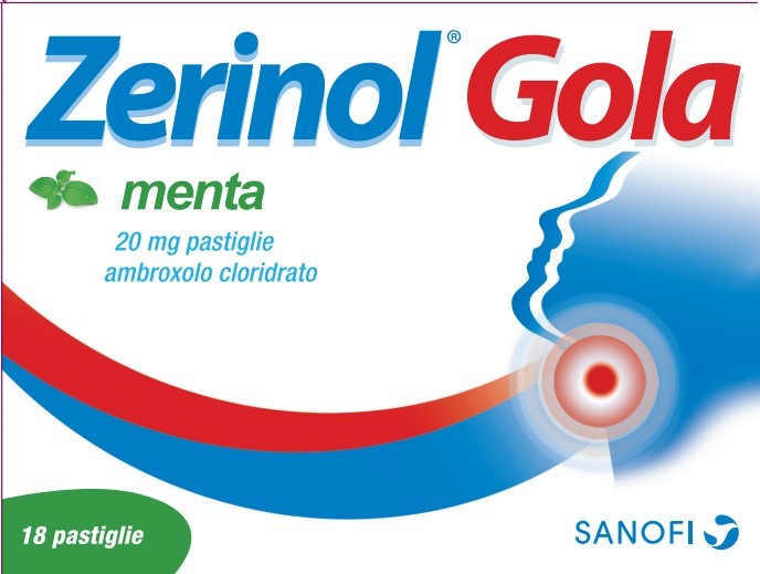ZERINOL GOLA MENTA*18PAST 20MG - FARMACIA33