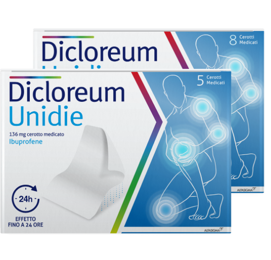 DICLOREUM UNIDIE*5CER 136MG24H - FARMACIA33