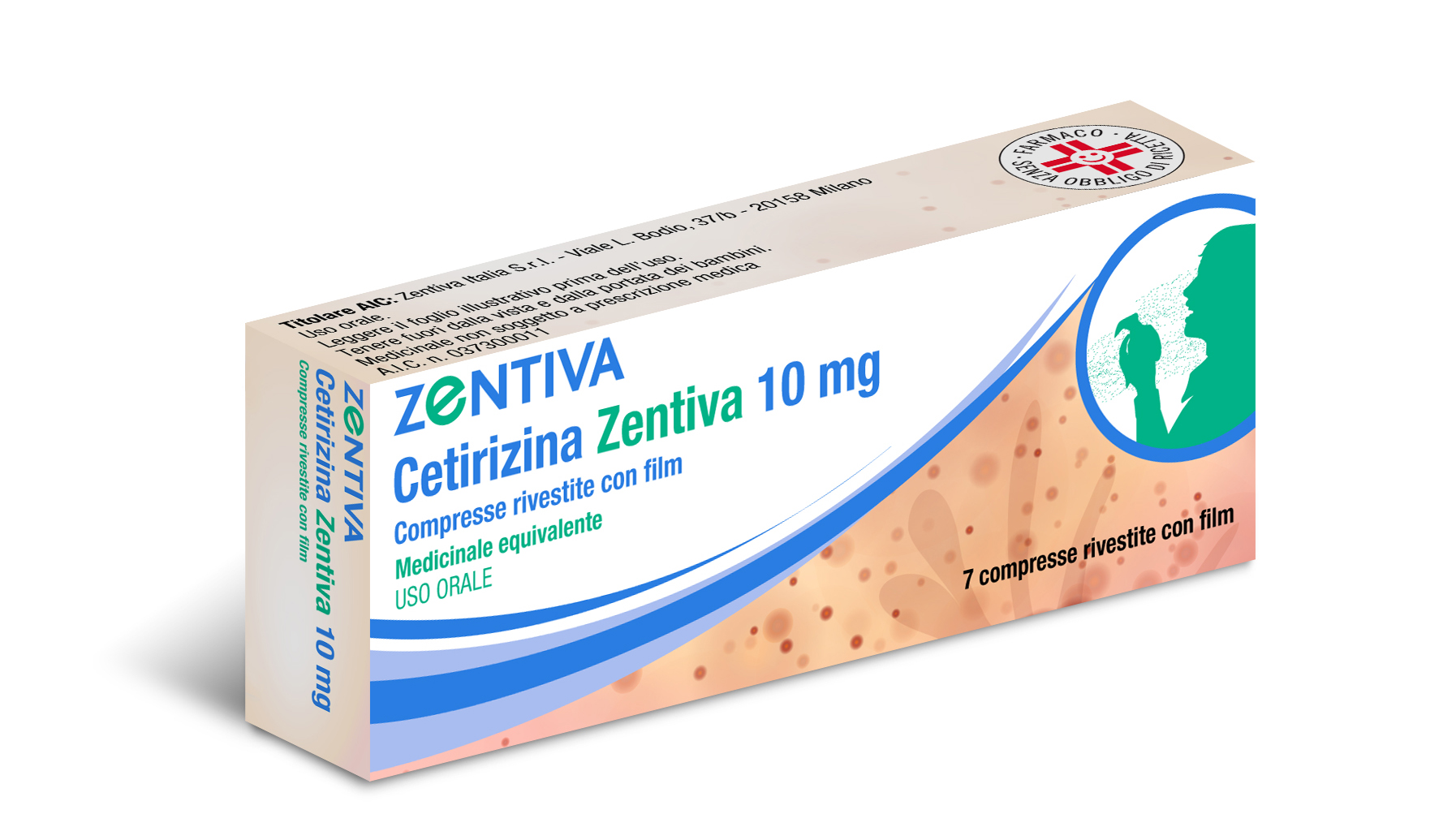 CETIRIZINA ZENT*7CPR RIV 10MG - FARMACIA33