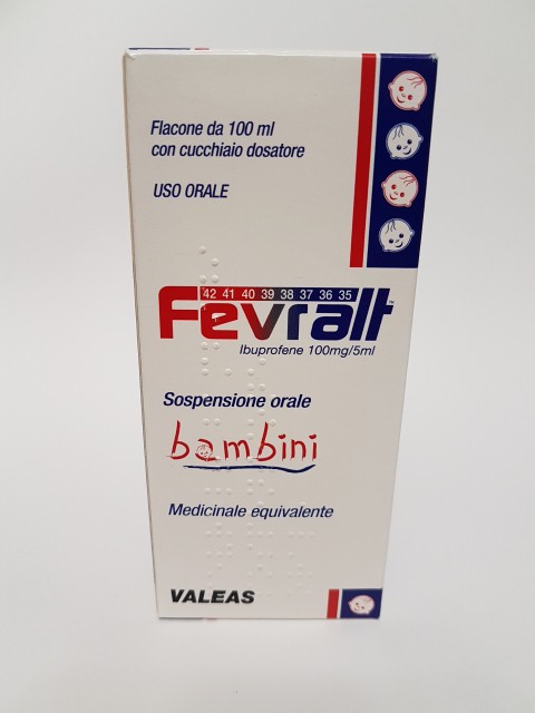 FEVRALT*BB OS SOSP 100MG/5ML - FARMACIA33