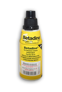 BETADINE*SOLUZ CUT 125ML 10% - FARMACIA33