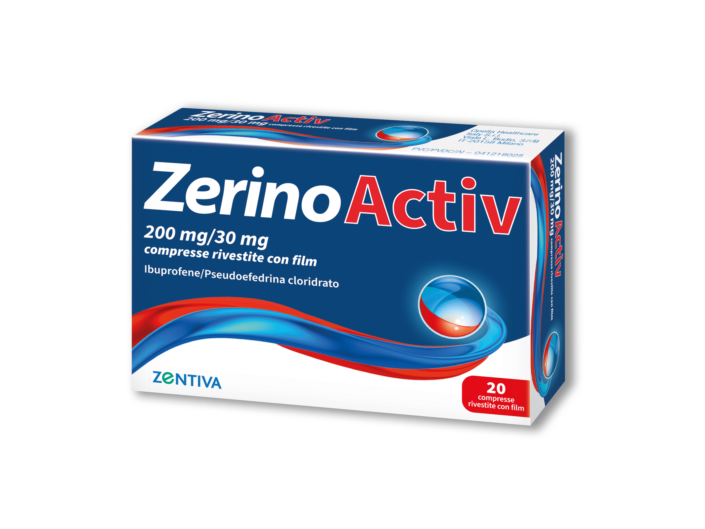 ZERINOACTIV*20CPR 200MG+30MG - FARMACIA33