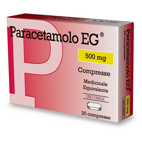 PARACETAMOLO EG*20CPR 500MG - FARMACIA33