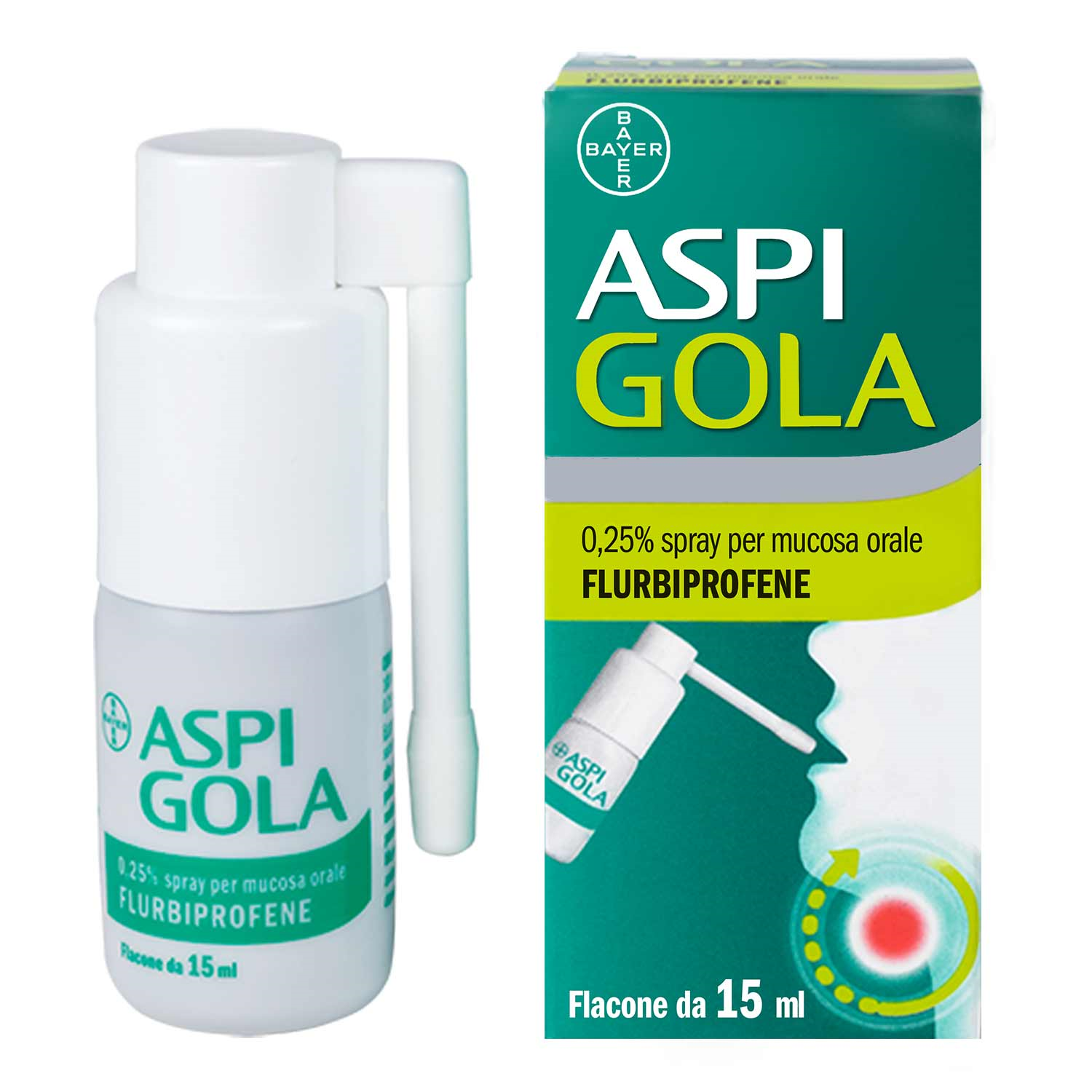 ASPI GOLA*OS SPRAY 15ML 0,25% - FARMACIA33