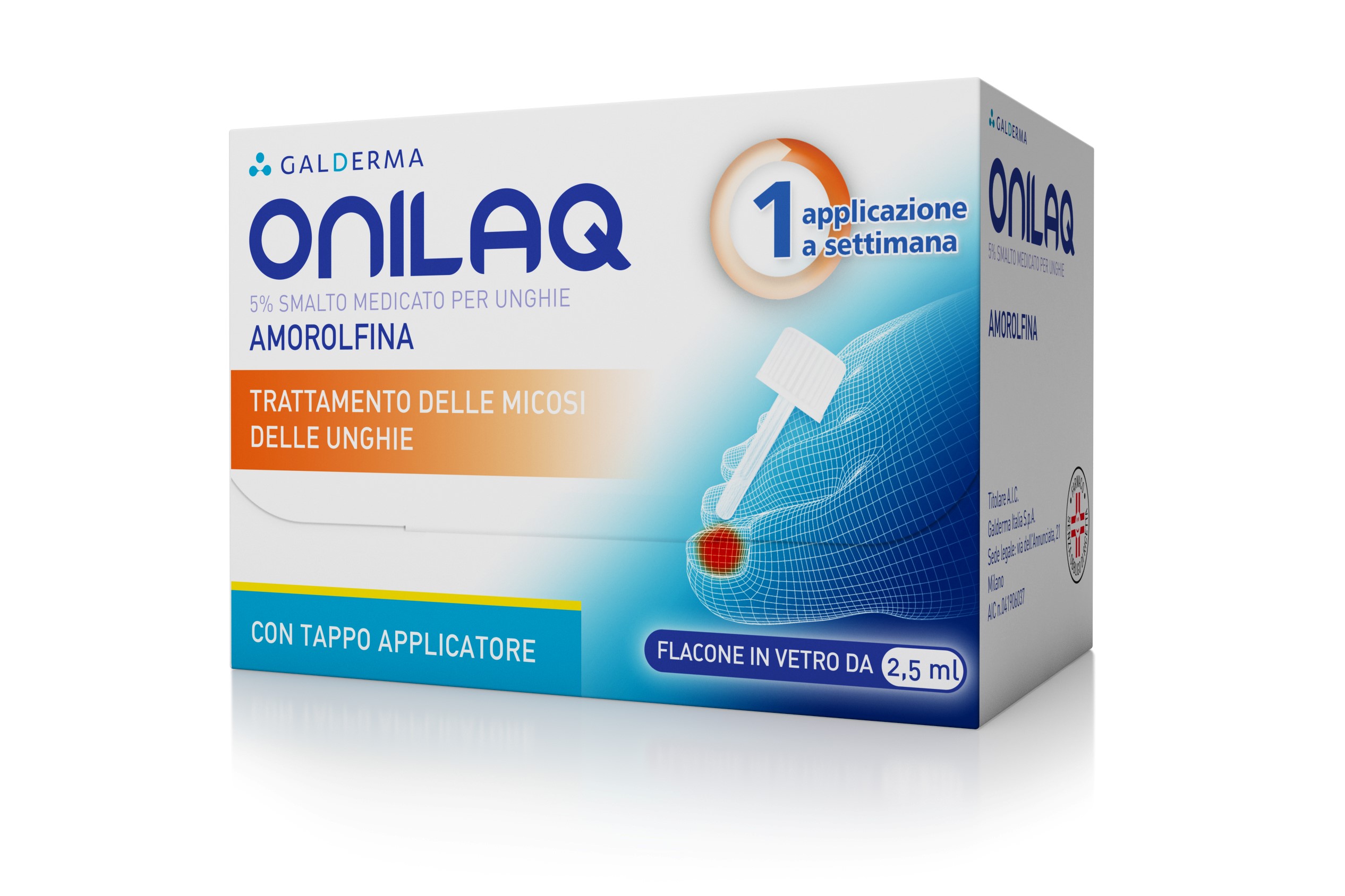 ONILAQ*SMALTO UNGHIE 2,5ML+TAP - FARMACIA33
