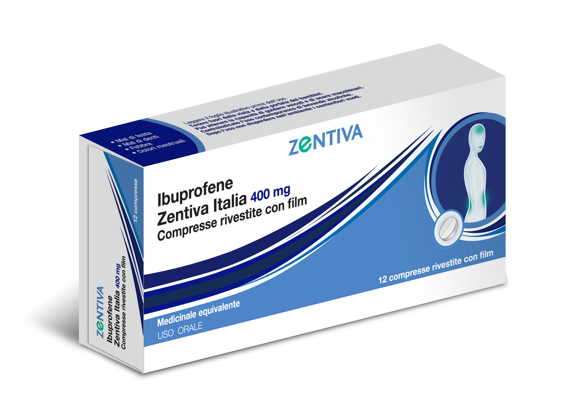 IBUPROFENE ZENT IT*12CPR 400MG - FARMACIA33