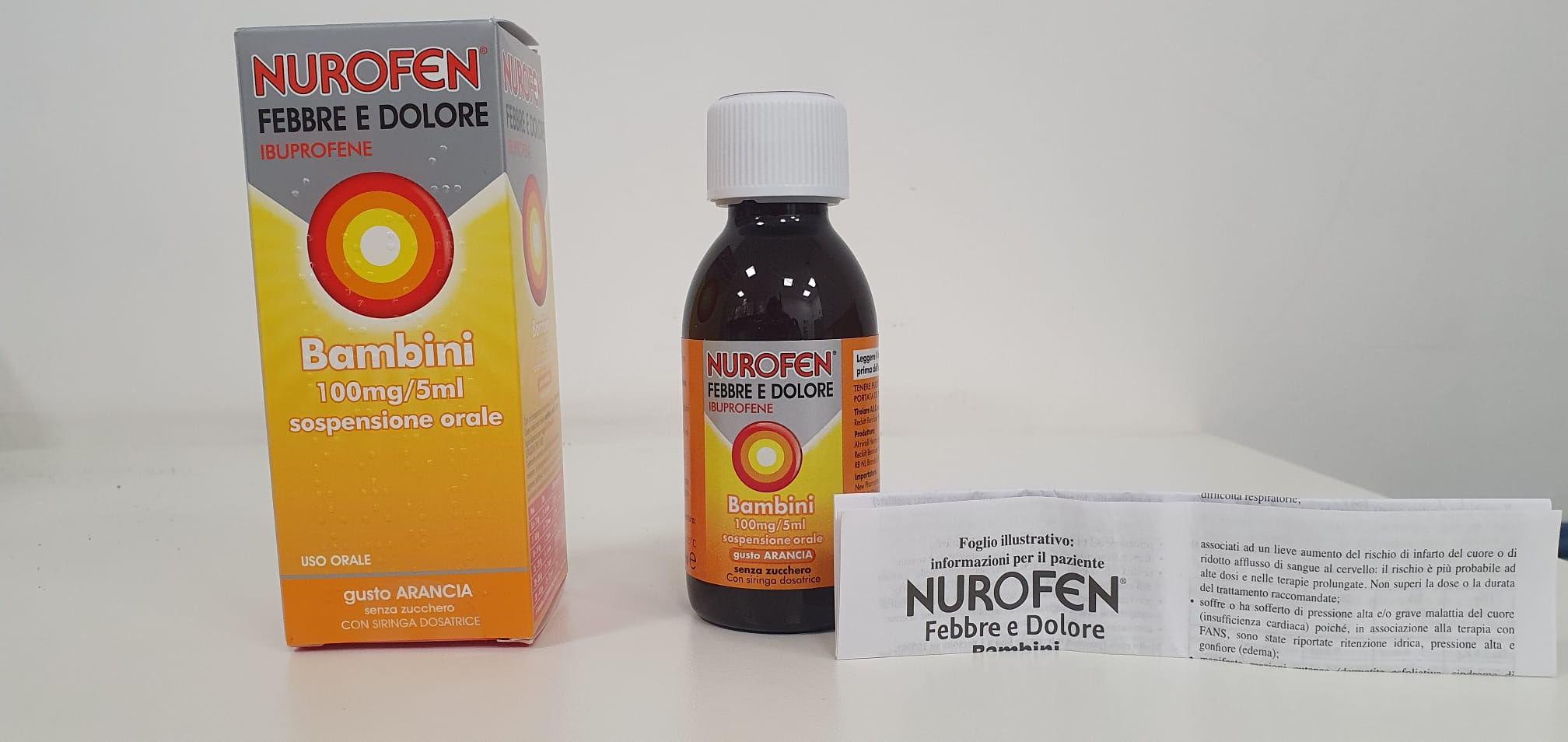 NUROFEN FEBBRE D*BB100MG/5ML A - FARMACIA33