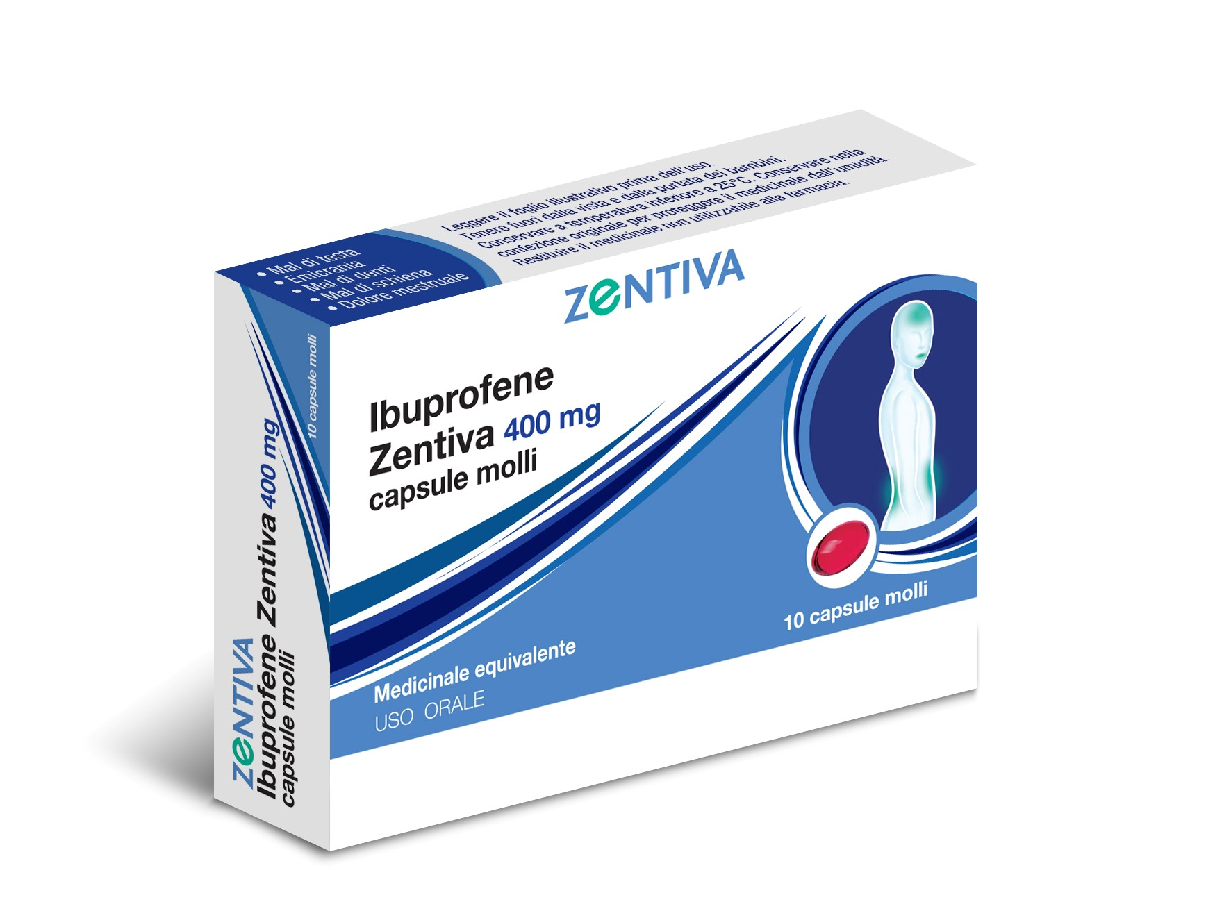 IBUPROFENE ZEN*10CPS MOL 400MG - FARMACIA33