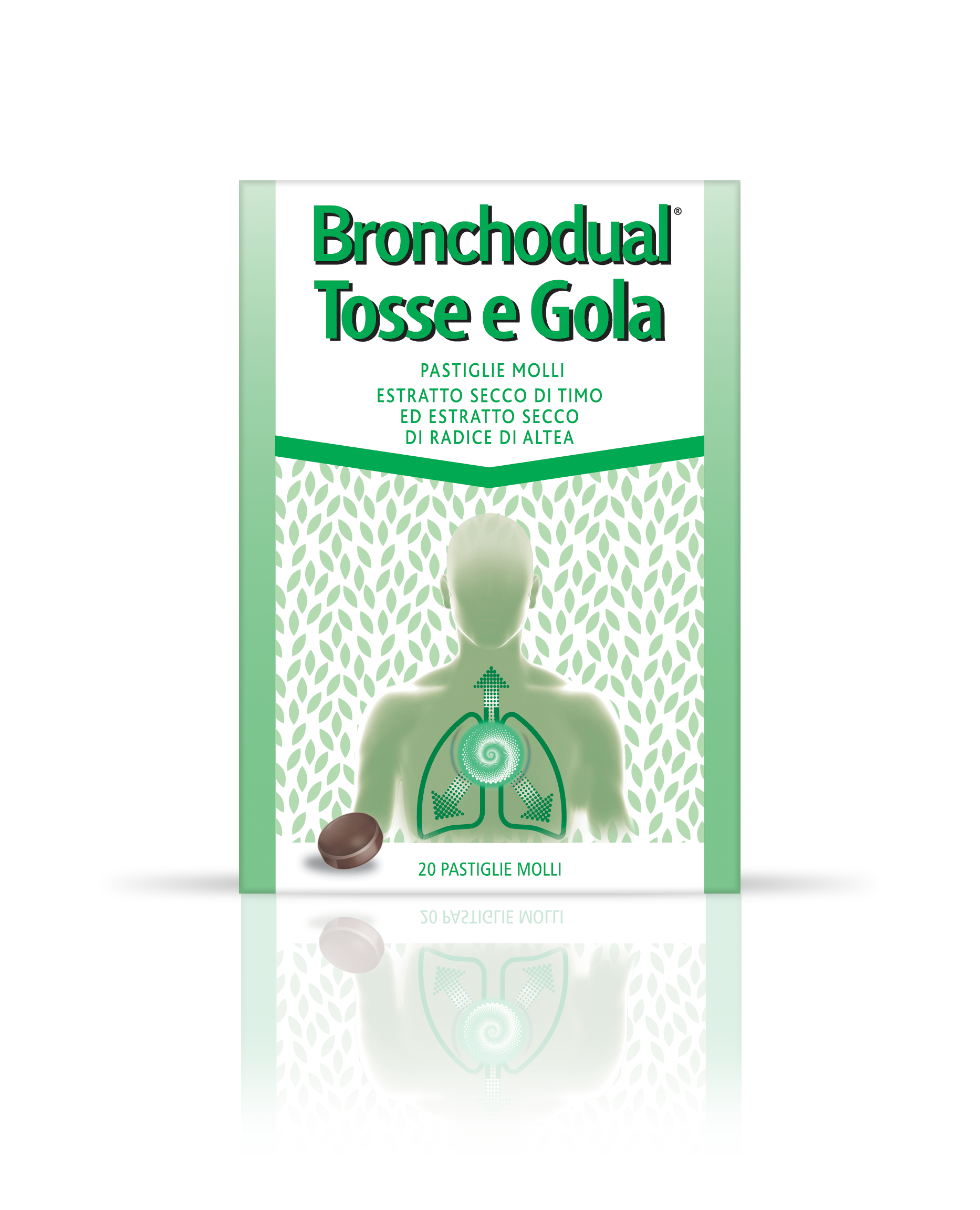 BRONCHODUAL TOSSE GOLA*20PAST - FARMACIA33
