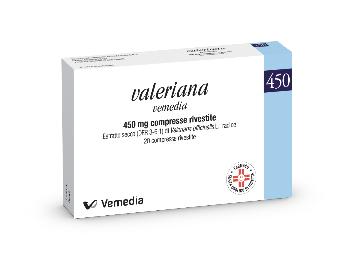VALERIANA VEMEDIA*20CPR RIV450 - FARMACIA33