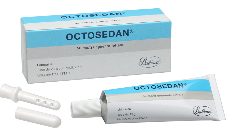 OCTOSEDAN*UNG RETT 25G 50MG/G - FARMACIA33