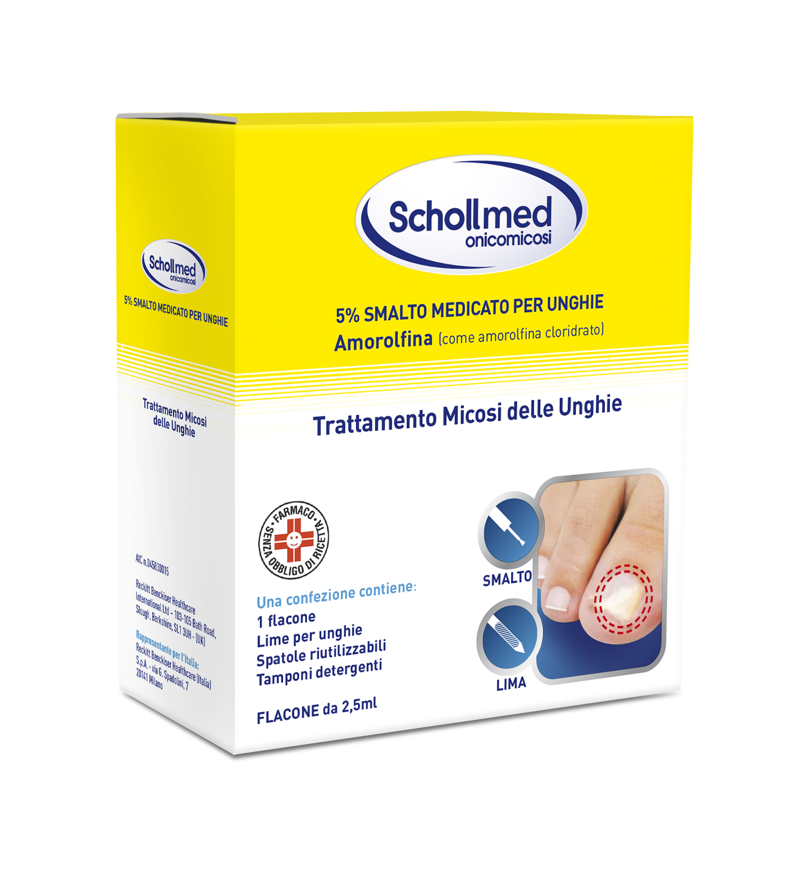 SCHOLLMED ONICOMICOSI*2,5ML 5% - FARMACIA33