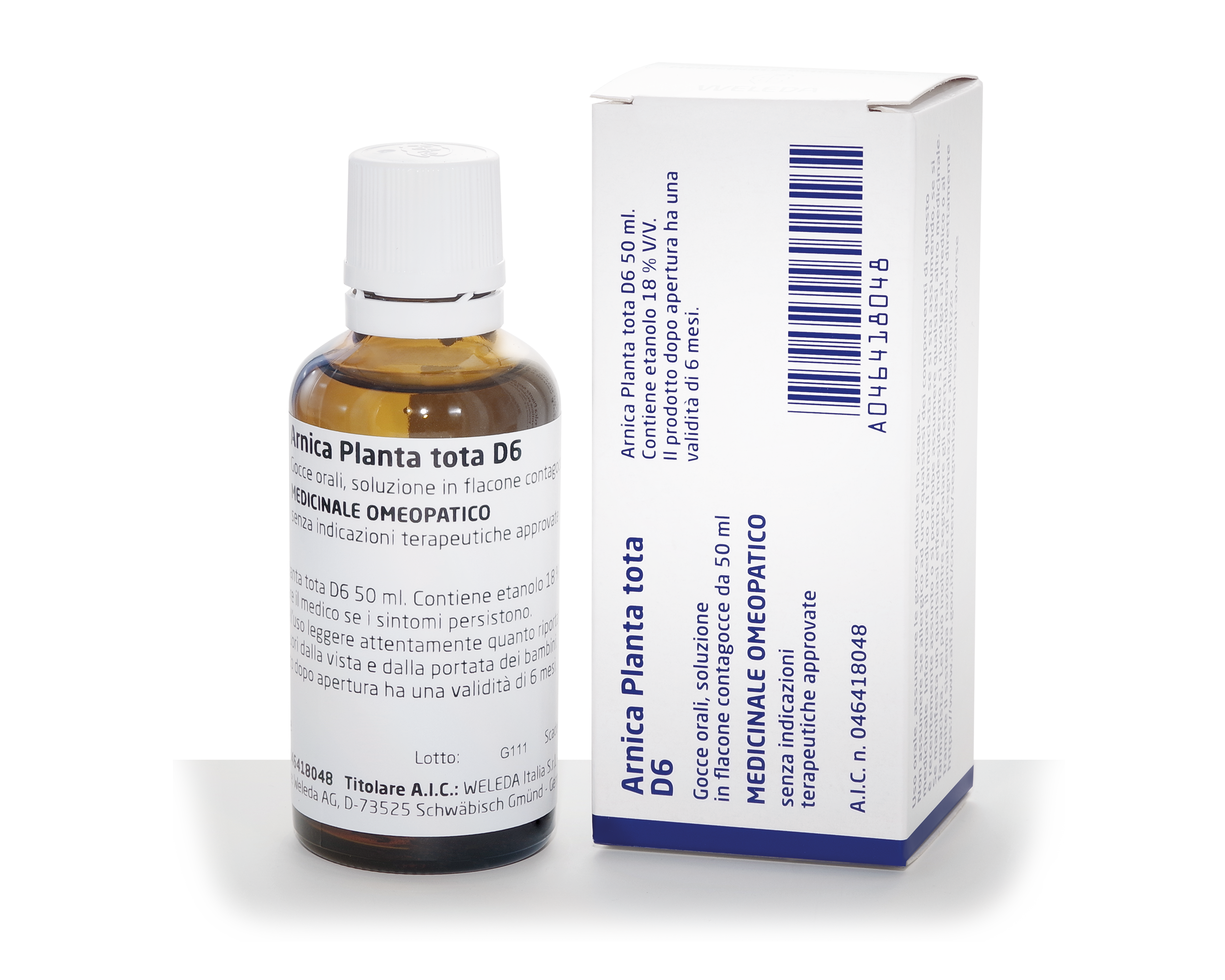 ARNICA PLANTA TOTA*D6 GTT 50ML - FARMACIA33