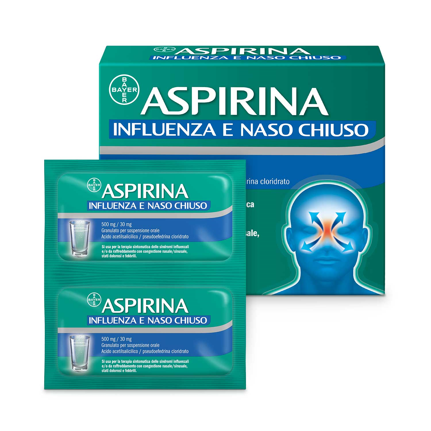 ASPIRINA INFLUENZA E NASO C*10 - FARMACIA33
