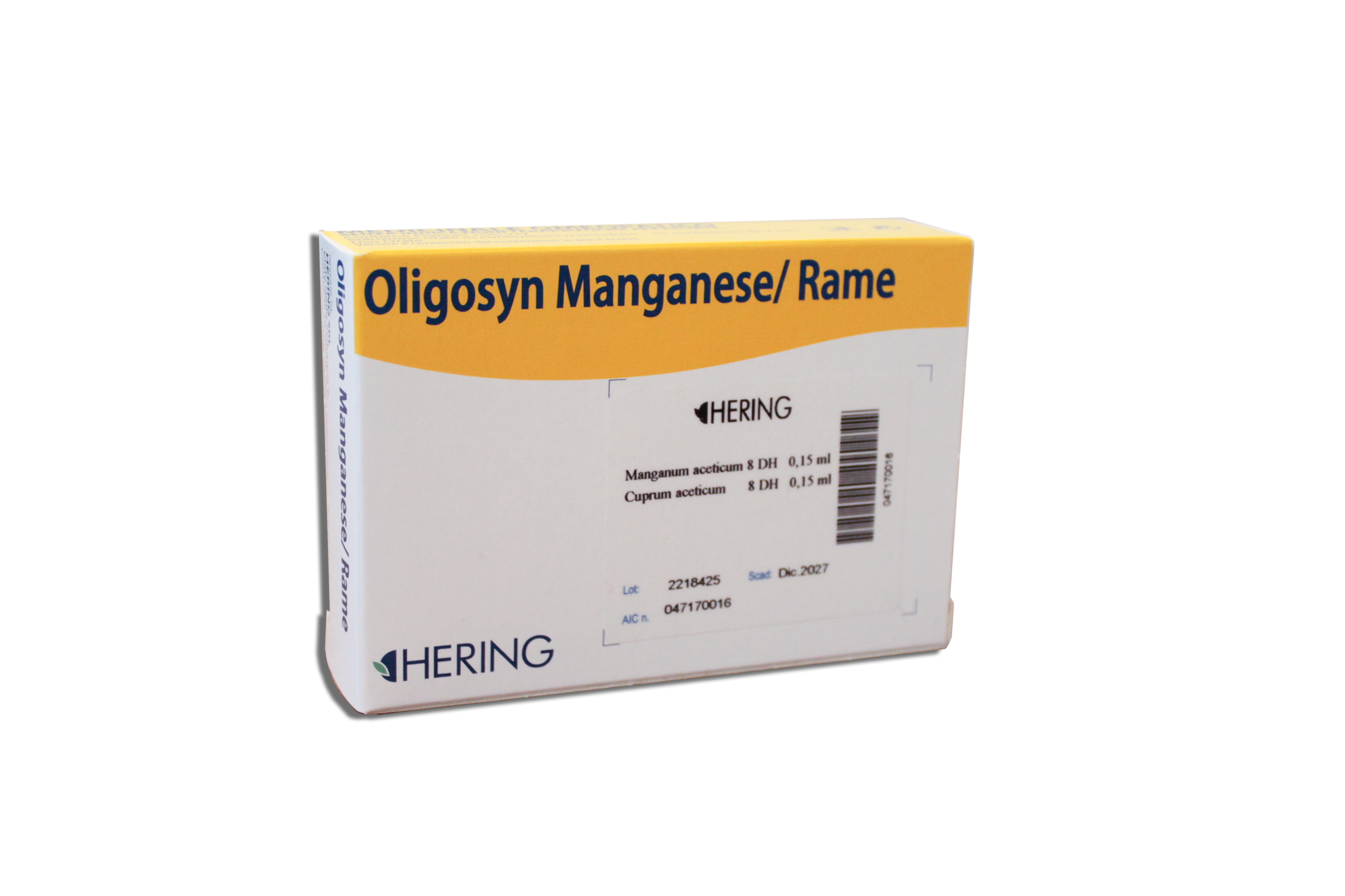OLIGOSYN MANG RAME*15CONT 2ML - FARMACIA33