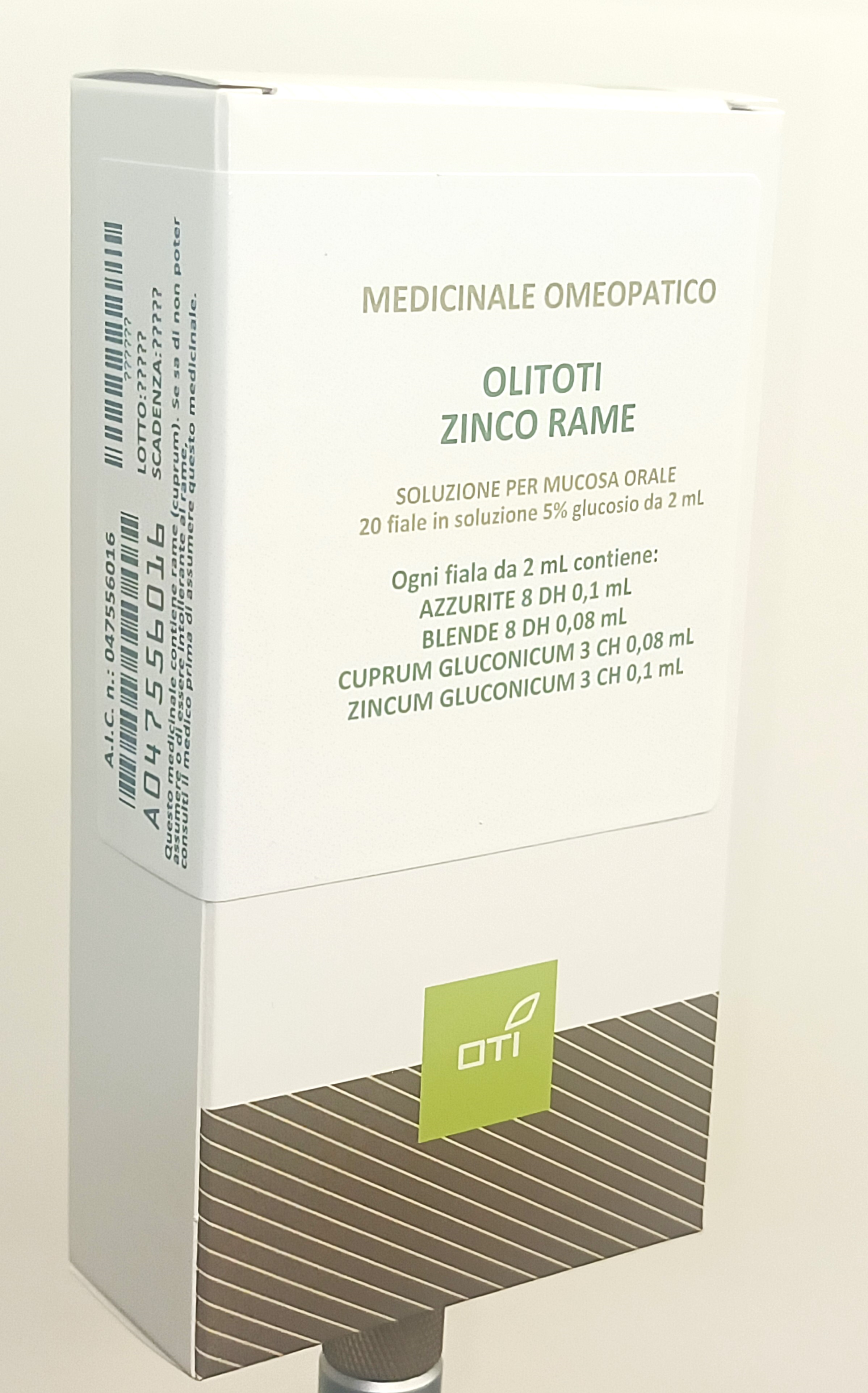 OLITOTI ZINCO RAME*OS 20F 2ML - FARMACIA33