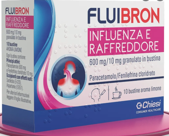 FLUIBRON INFLUENZA E RAFF*10BS - FARMACIA33