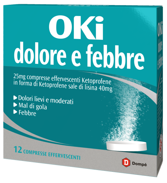 OKI DOLORE E FEBBRE*12CPR EFF - FARMACIA33